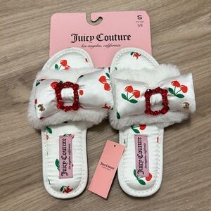 Juicy Couture Red Cherry House Slippers